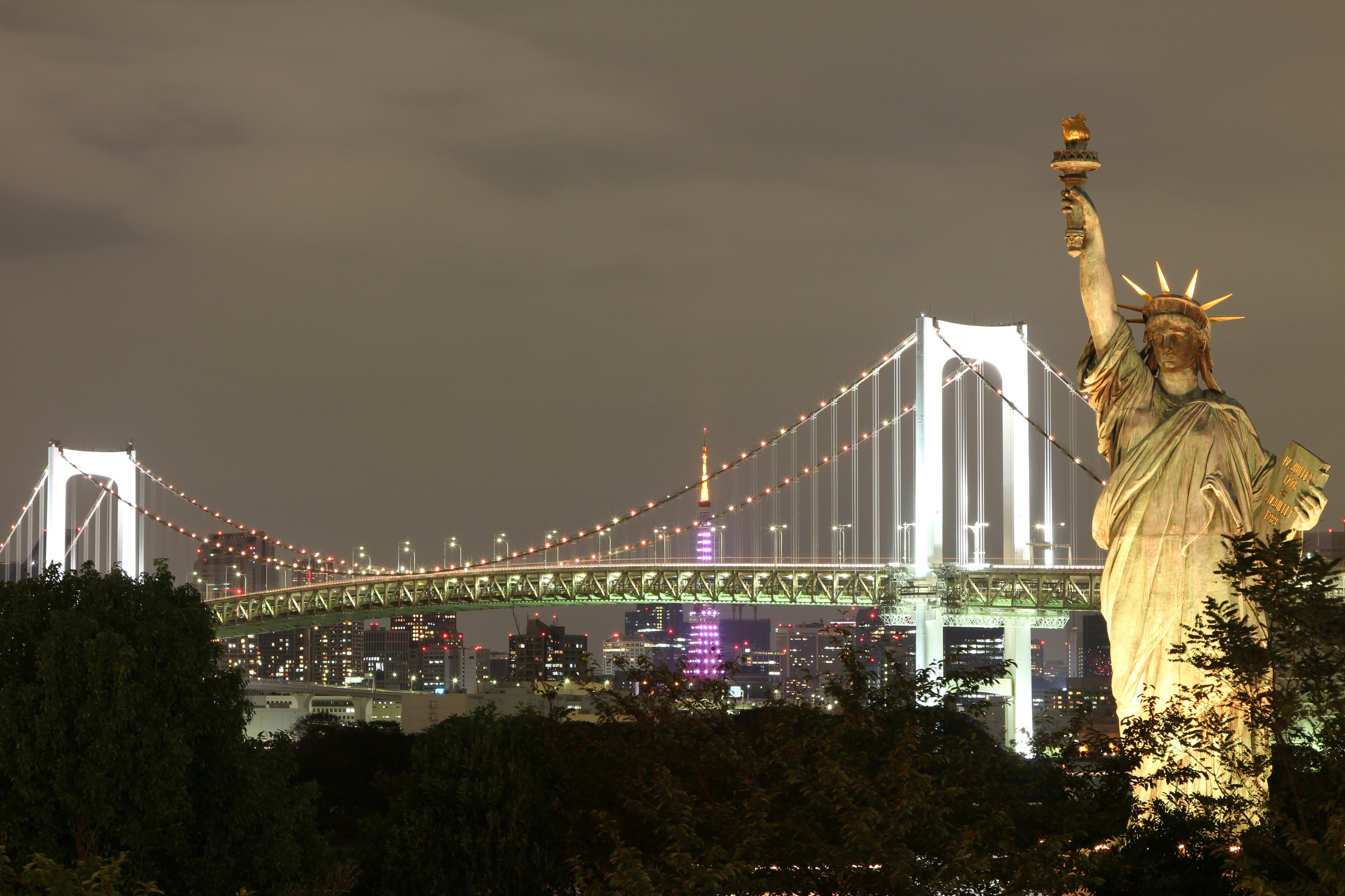 Statue of Liberty at Night